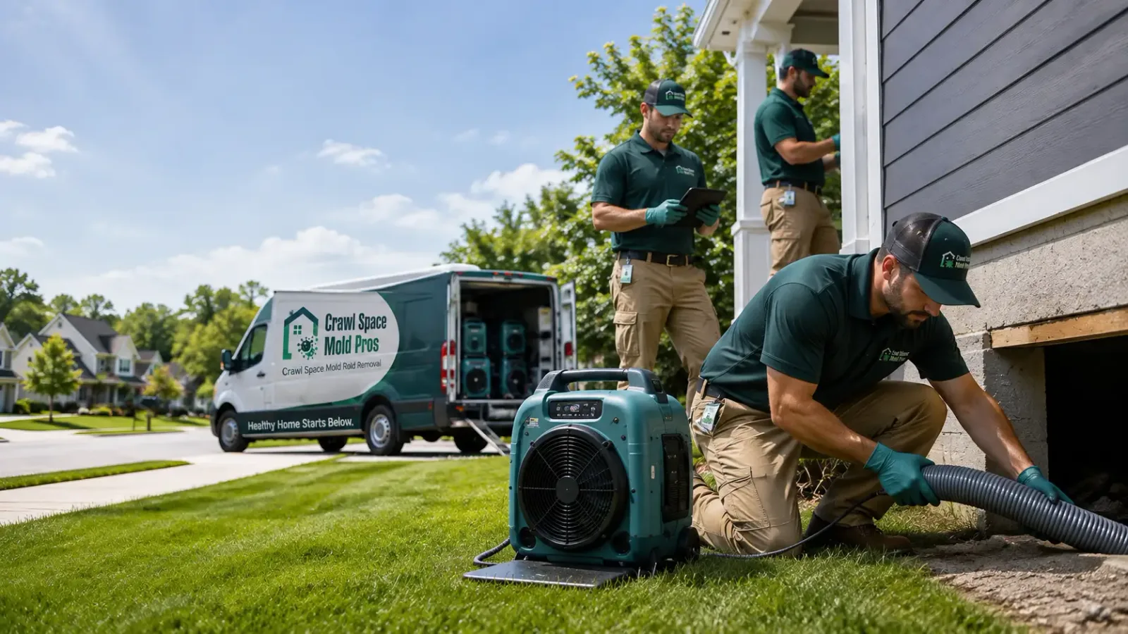Crawl Space Mold Removal in Stoneham, MA